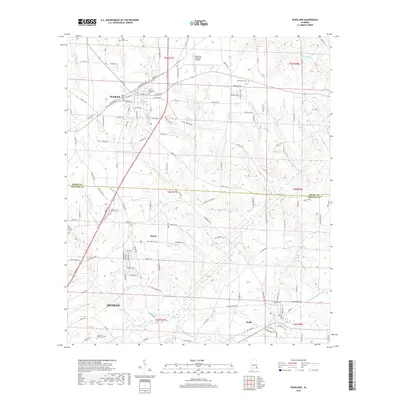 2018 Map of Headland, 2018 Print