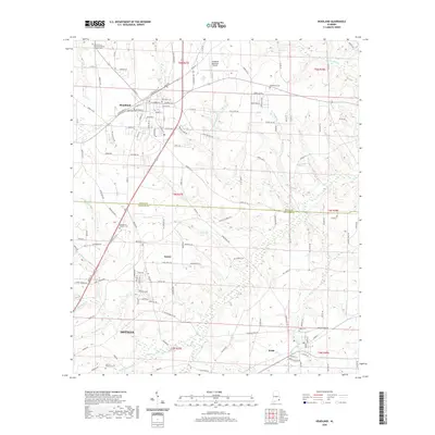 2020 Map of Headland, 2020 Print
