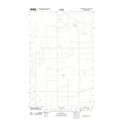 2011 Map of Headlight Butte, 2011 Print