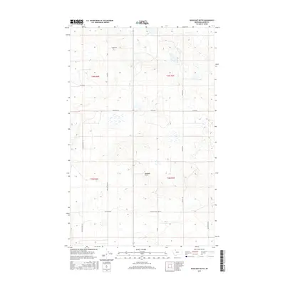 2017 Map of Headlight Butte, 2017 Print
