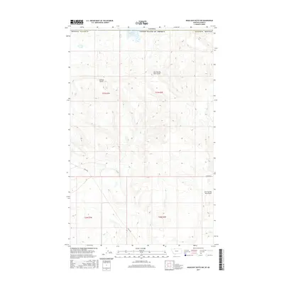 2017 Map of Headlight Butte NW, 2017 Print