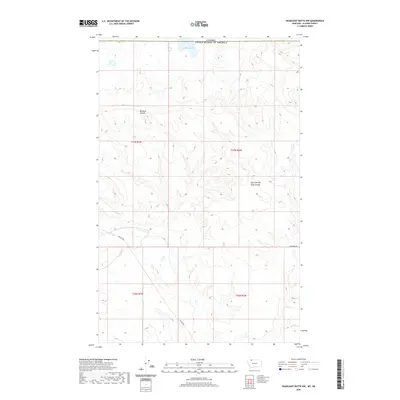 2020 Map of Headlight Butte NW, 2020 Print