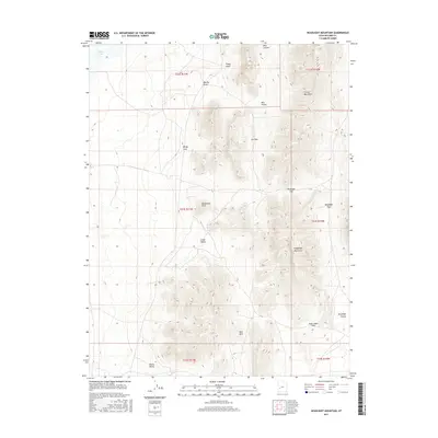 2017 Map of Headlight Mountain, 2017 Print