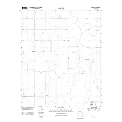 2012 Map of Headrick, 2012 Print