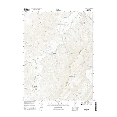 2014 Map of Headsville, 2014 Print