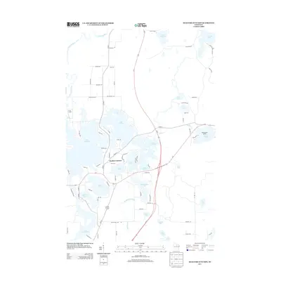 2013 Map of Heafford Junction, 2013 Print