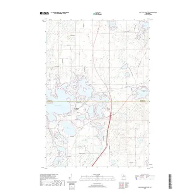 2018 Map of Heafford Junction, 2018 Print