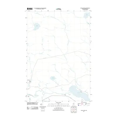 2011 Map of Heald Pond, 2011 Print