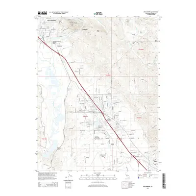 2015 Map of Healdsburg, 2015 Print