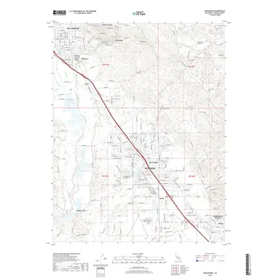 2018 Map of Healdsburg, 2018 Print