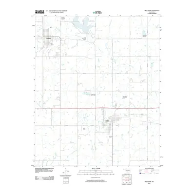 2009 Map of Healdton, 2009 Print