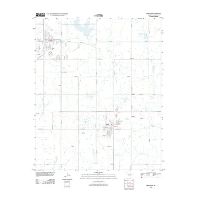 2012 Map of Healdton, 2012 Print