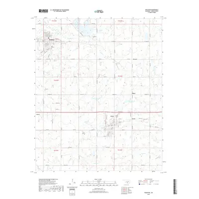 2018 Map of Healdton, 2018 Print