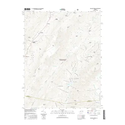 2016 Map of Healing Springs, 2016 Print