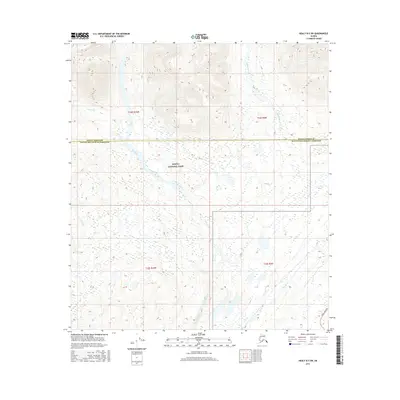 2016 Map of Healy B-5 SW, 2016 Print