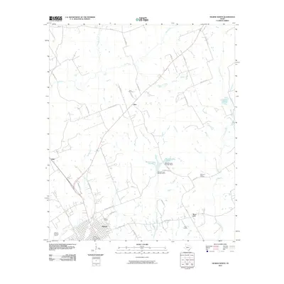 2010 Map of Hearne North, 2010 Print