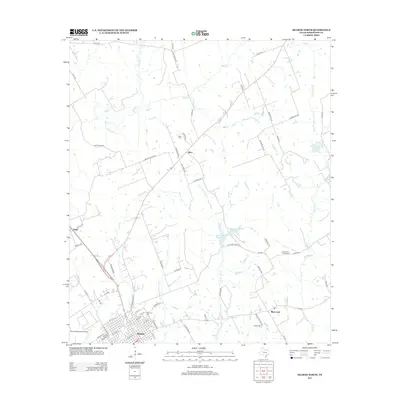 2013 Map of Hearne North, 2013 Print
