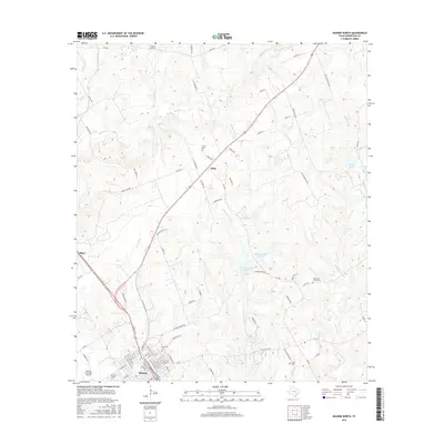 2016 Map of Hearne North, 2016 Print