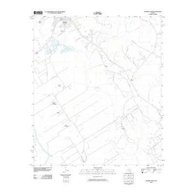 2010 Map of Hearne South, 2010 Print