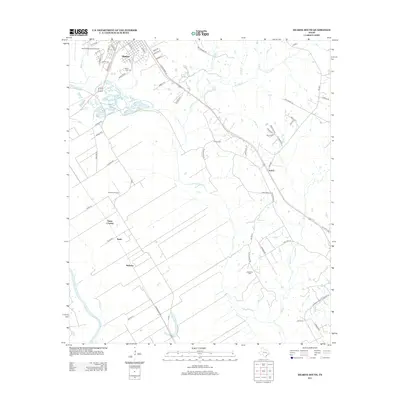 2013 Map of Hearne South, 2013 Print