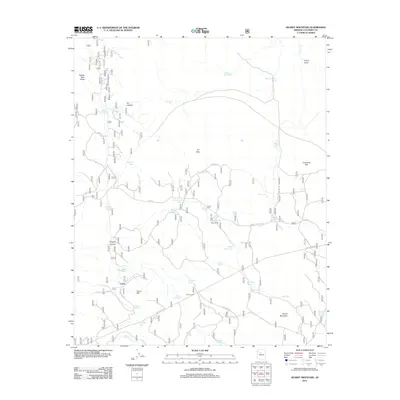 2012 Map of Hearst Mountain, 2012 Print