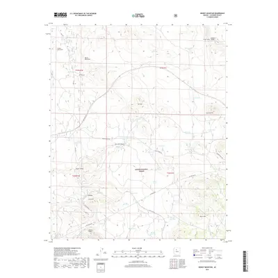2018 Map of Hearst Mountain, 2018 Print