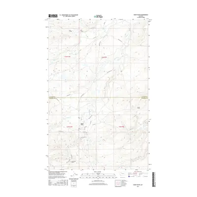 2017 Map of Heart Butte, 2017 Print