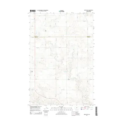 2014 Map of Heart Butte, 2014 Print