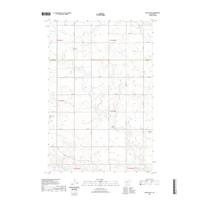 2020 Map of Heart Butte, 2020 Print