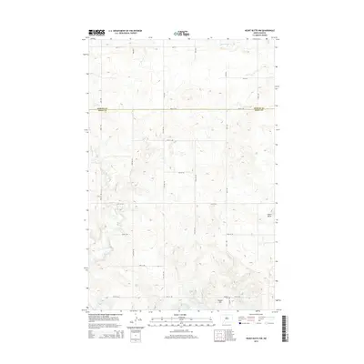 2014 Map of Heart Butte NW, 2014 Print