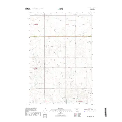 2018 Map of Heart Butte NW, 2018 Print