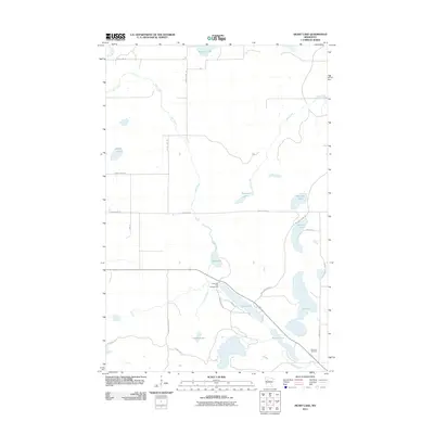2011 Map of Heart Lake, 2011 Print