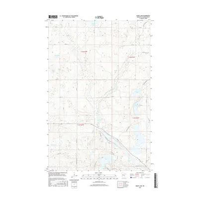 2016 Map of Heart Lake, 2016 Print