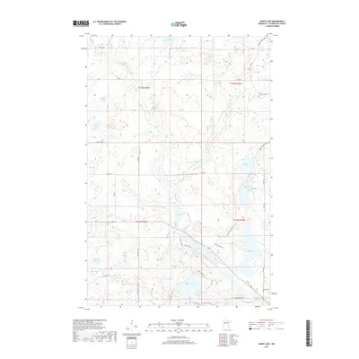 2019 Map of Heart Lake, 2019 Print