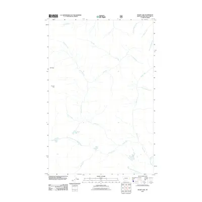 2011 Map of Heart Lake, 2011 Print