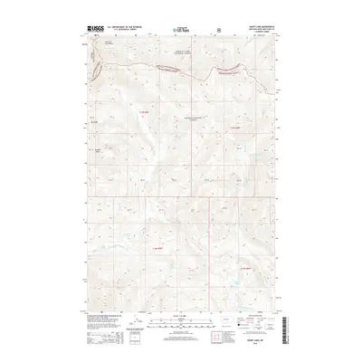 2014 Map of Heart Lake, 2014 Print