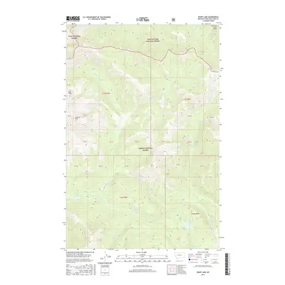 2017 Map of Heart Lake, 2017 Print