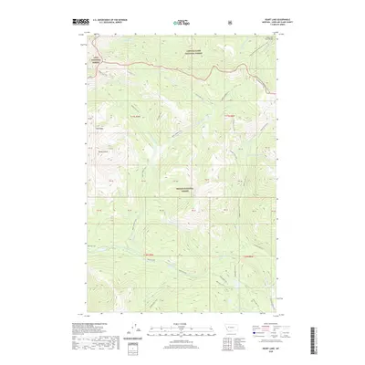 2020 Map of Heart Lake, 2020 Print