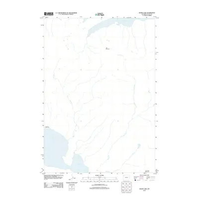 2012 Map of Heart Lake, 2012 Print