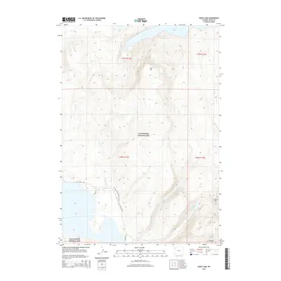 2015 Map of Heart Lake, 2015 Print
