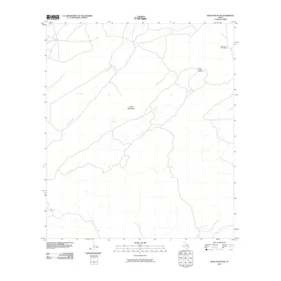2010 Map of Heart Mountain, 2010 Print