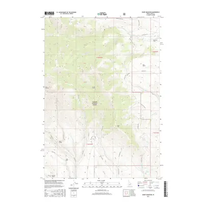 2017 Map of Heart Mountain, 2017 Print