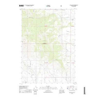 2020 Map of Heart Mountain, 2020 Print