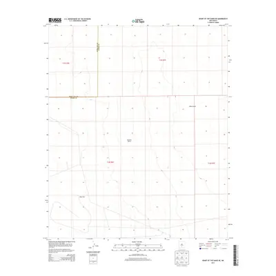 2013 Map of Heart of the Sands NE, 2013 Print