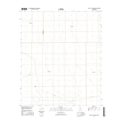 2017 Map of Heart of the Sands NE, 2017 Print