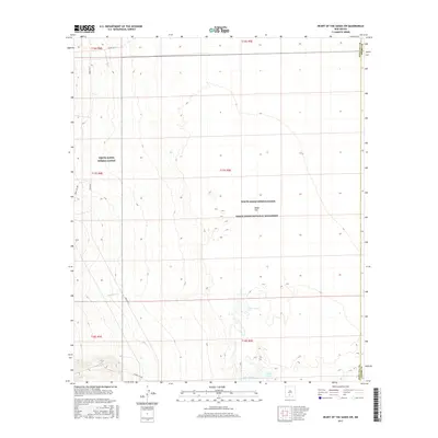 2017 Map of Heart of the Sands SW, 2017 Print