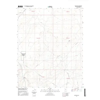 2017 Map of Heart Rock, 2017 Print