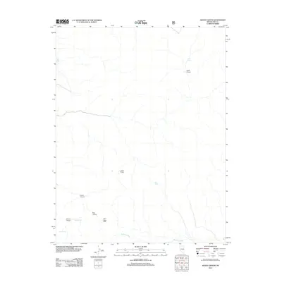 2012 Map of Heath Canyon, 2012 Print
