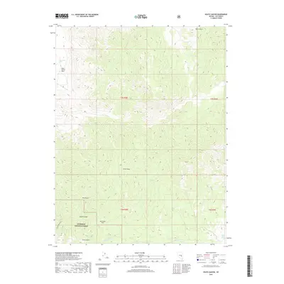 2018 Map of Heath Canyon, 2018 Print
