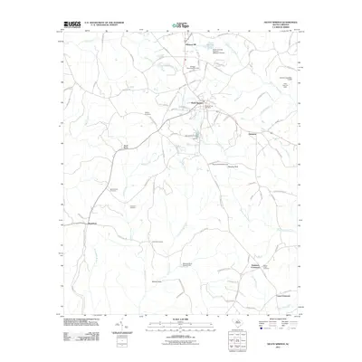 2011 Map of Heath Springs, 2011 Print
